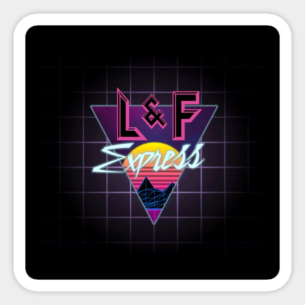 L&F Express Sticker by Fundraiserwrestling